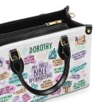 My Daily Bible Affirmations - Personalized Leather Handbag Sblhb26