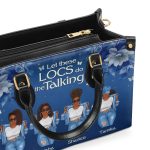 Let These Locs Do The Talking - Personalized Leather Handbag Stb192