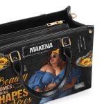 Beauty Comes In All Shapes And Sizes - Personalized Leather Handbag Sblhblm825M