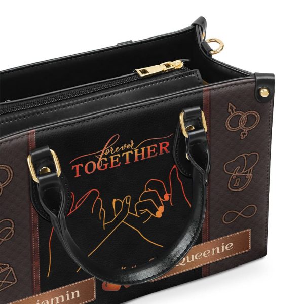 Forever Together  - Personalized Leather Handbag Mb73