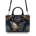 Month Girl - Stronger Than You Believe - Personalized Leather Handbag Mb91