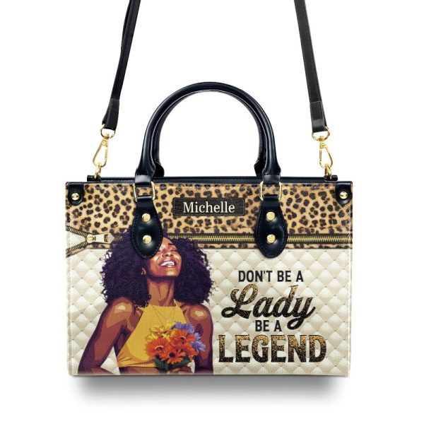Be A Legend - Personalized Leather Handbag