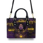 God Working It Out For Me - Personalized Leather Handbag Sblhbll2026M