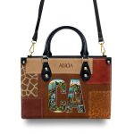State Pride - Personalized Leather Handbag Stb160