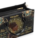She Knows - Personalized Leather Handbag