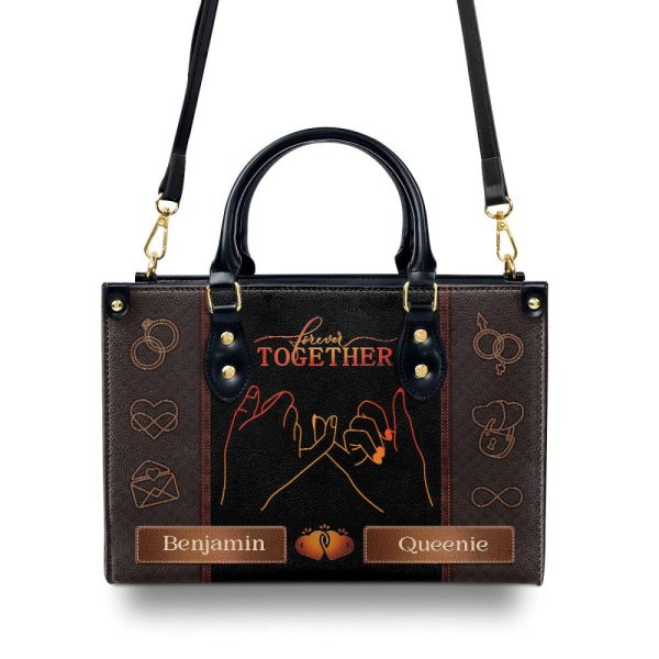 Forever Together  - Personalized Leather Handbag Mb73