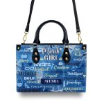 Birth Month Girl - Personalized Leather Handbag Sblhbha50