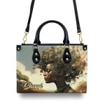 Rooted Radiance - Personalized Leather Handbag Sb127