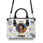 12 Zodiac Signs - Personalized Leather Handbag