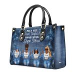 Plus Size, Thick Thighs & Manifesting Dope Vibes - Personalized Leather Handbag Sblhbln840L