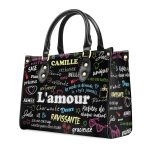 La Vie Est Belle - Personalized Leather Hand Bag Sblhbha25