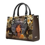 She Is Black Woman - Personalized Leather Handbag