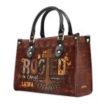 Rooted In Christ - Personalized Leather Handbag Sblhblm1465Ta
