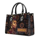 African Culture - Personalized Leather Handbag
