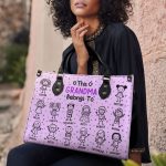 This Grandma Belongs To - Personalized Leather Handbag