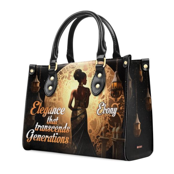 Elegance That Transcends Generations1 - Personalized Leather Handbag Sb307A