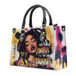 Let These Locs Do The Talking - Personalized Leather Handbag Sblhbll2404T