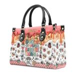 God Is Bigger Than - Personalized Leather Handbag Sbn08