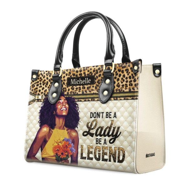 Be A Legend - Personalized Leather Handbag