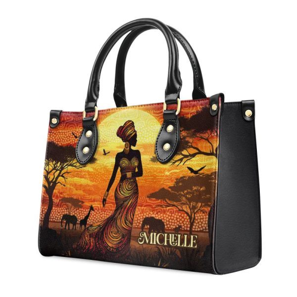 The Safari - Personalized Leather Handbag