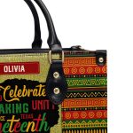 Juneteenth 1865 - Personalized Leather Handbag