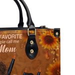 My Favorite Person Calls Me Mom - Personalized Leather Handbag Stb212