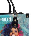 Let These Curls Do The Talking - Personalized Leather Handbag
