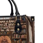 She Knows More Than She Says - Personalized Leather Handbag Sblhbln971D