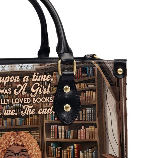 She Knows More Than She Says - Personalized Leather Handbag Sblhbln971D