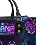 Best Nana In The Galaxy - Personalized Leather Handbag Mb77