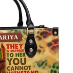 I Am The Storm - Personalized Leather Handbag Sblhbha22