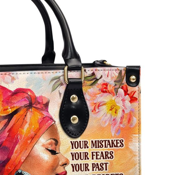 God Is So Much Bigger Than - Personalized Leather Handbag