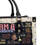 I Am A Booktrovert - Personalized Leather Handbag Sblhblm965T