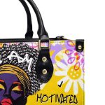 I Am Melanated - Personalized Leather Handbag Sblhbll2398M