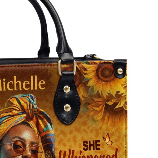 I Am The Storm - Personalized Leather Handbag