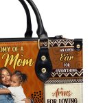 Anatomy Of A Mom - Personalized Leather Handbag