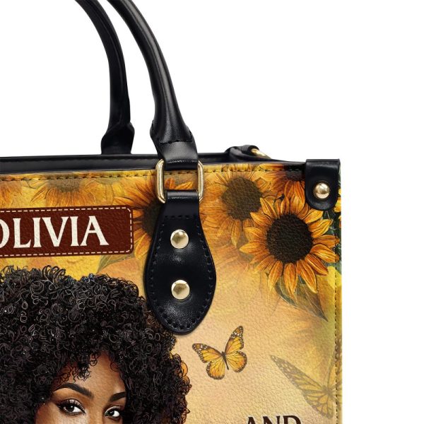 Sunshine Queen - Personalized Leather Handbag