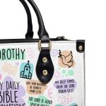 My Daily Bible Affirmations - Personalized Leather Handbag Sblhb26