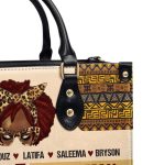 Mom The Woman The Myth The Legend - Personalized Leather Handbag Sblhblm1931M