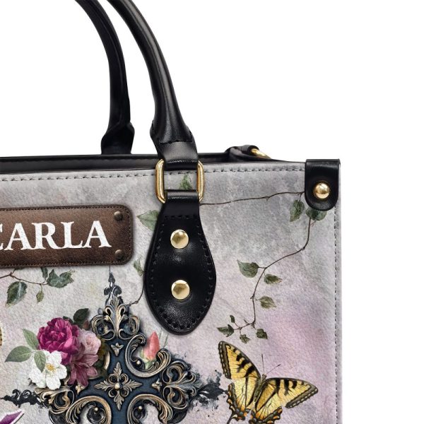 Jesus The Way The Truth The Life - Personalized Leather Handbag Sblhblha2310D