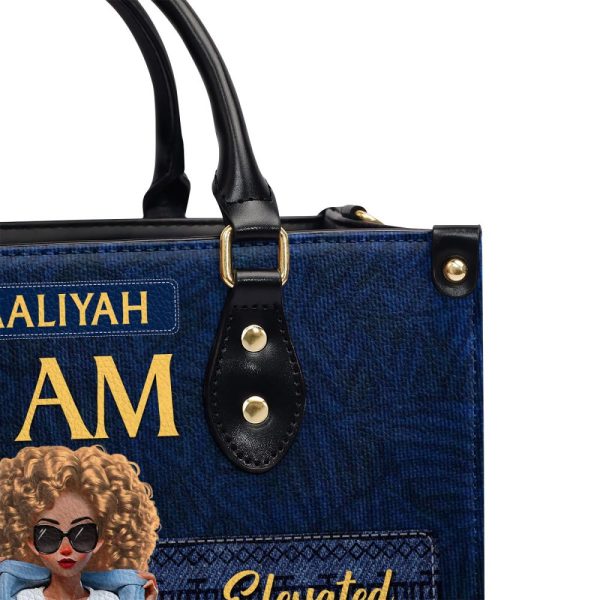 I Am - Personalized Leather Handbag