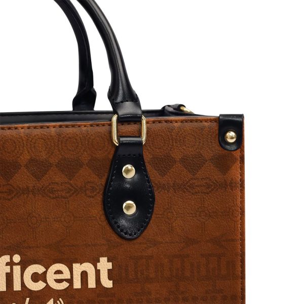 Blacknificient  - Personalized Leather Hand Bag Stb108
