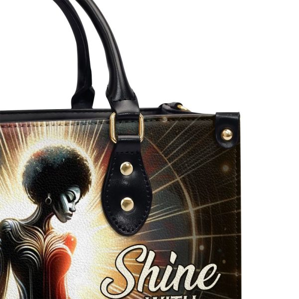 Slay And Shine - Personalized Leather Handbag Sb306