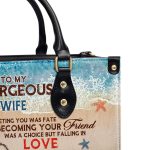 Meeting You Was Fate - Personalized Leather Handbag