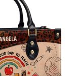It'S A Good Day To Teach Tiny Humans - Teacher Back To School - Personalized Leather Handbag Sblhbpa01L