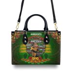 Juneteenth Queen - Personalized Leather Handbag Sblhbha18