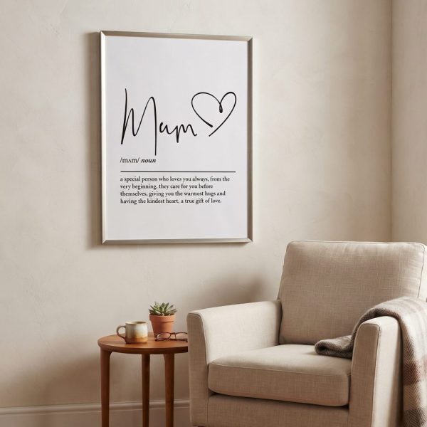 Mum definition, printable wall art,, mum gift, mum birthday gift, gift from daughters, gift for her, mum print