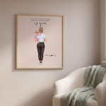 Mothers Day Gift for New Mom, Custom Wall Art for Mother with baby, Mother daughter wall art, Mother and Toddler Print, Personalized Gift
