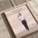 Mothers Day Gift for New Mom, Custom Wall Art for Mother with baby, Mother daughter wall art, Mother and Toddler Print, Personalized Gift