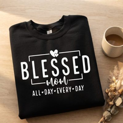 Blessed Mom, Mom, Mom Shirt, Mothers Day, Mom Life, Best Mom, Boy Mom, Girl Mom,s For Cricut